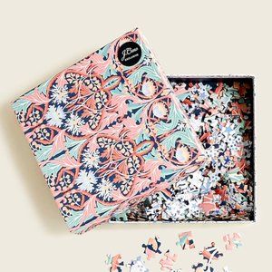 NIB J.Crew x Liberty London Double Sided Puzzle 500 Pieces May Nouveau Sealed